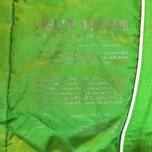 - Helly Hanson green HELLY TECH performance jacket with RECCO Technology - Picture 14 of 16